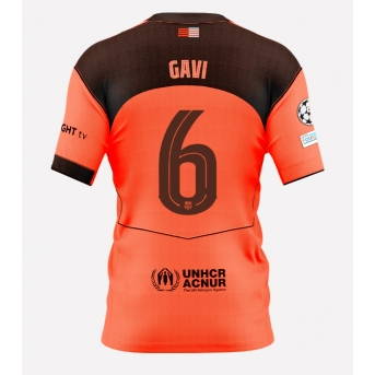 Barcelona Paez Gavi #6 Maglia Gara Terza Repliche 2025-26 Maniche Corte